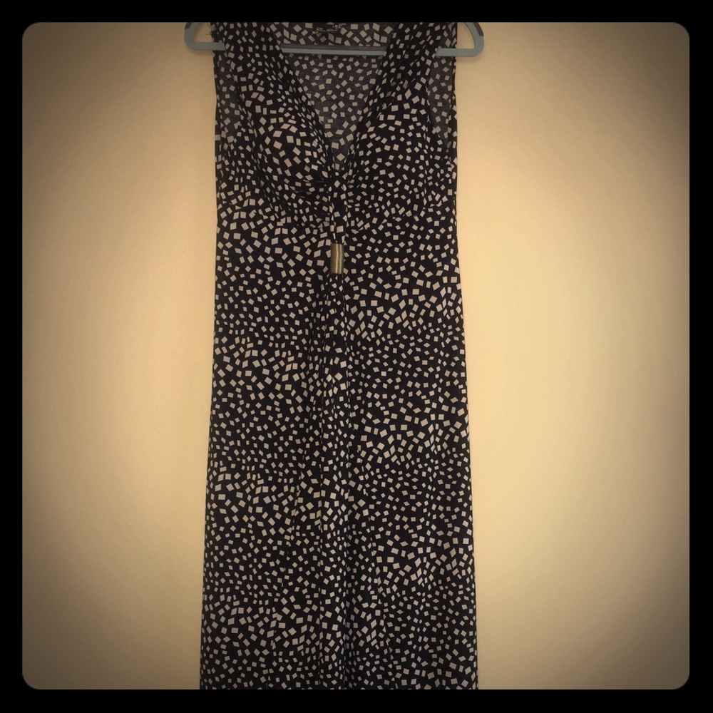 Black and White Summer Maxi dress